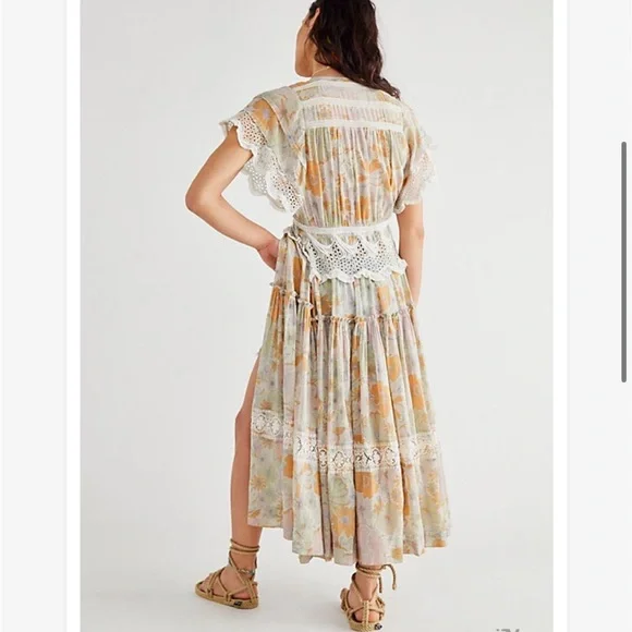 NWT Free People Field Of Dreams Maxi dress - Picture 3 of 10